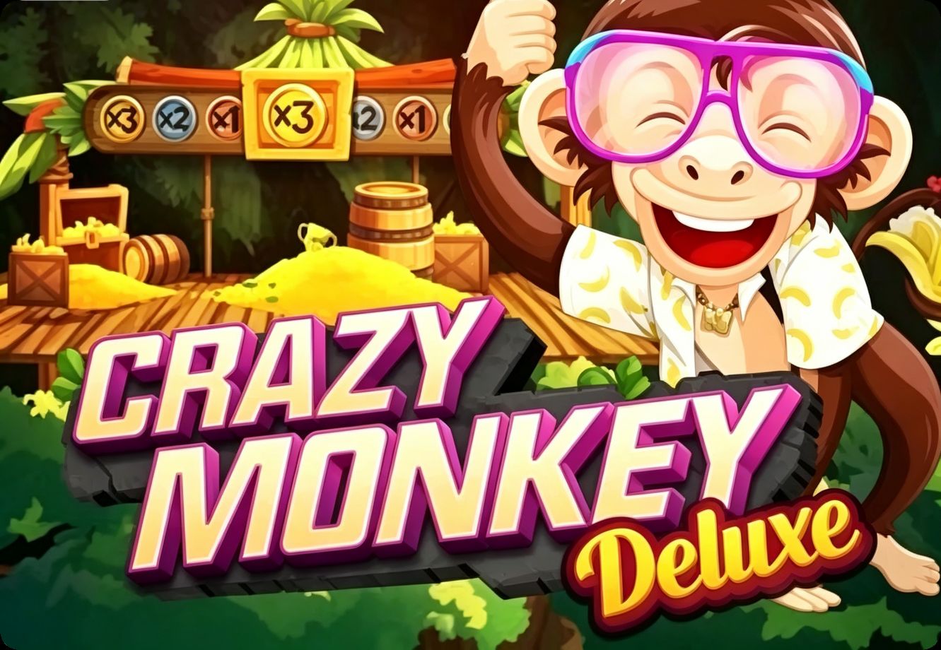Game crazy monkey deluxe dengan RTP Tinggi dan Fitur Menarik game cover